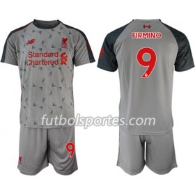 Camisetas Liverpool Firmino 9 Niño Tercera Equipacion 2018/2019